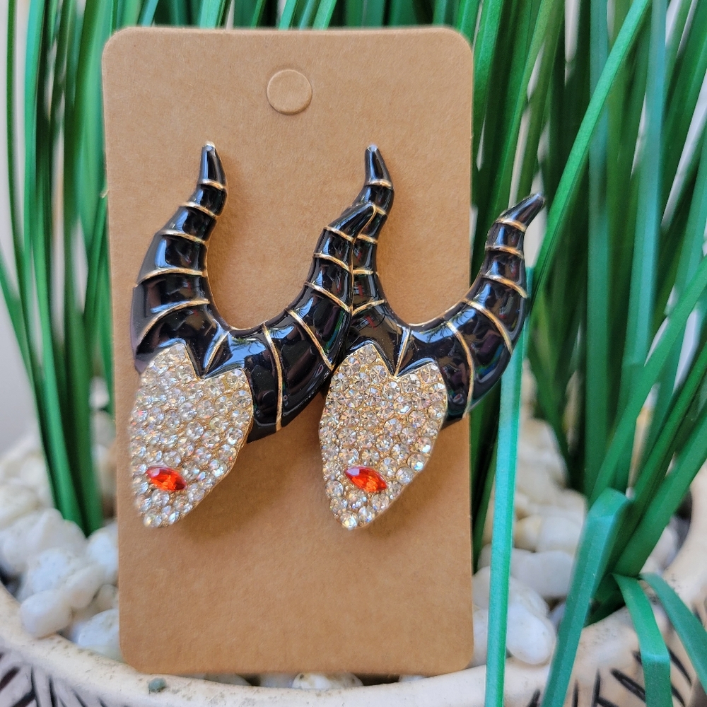 Disney's maleficent earrings